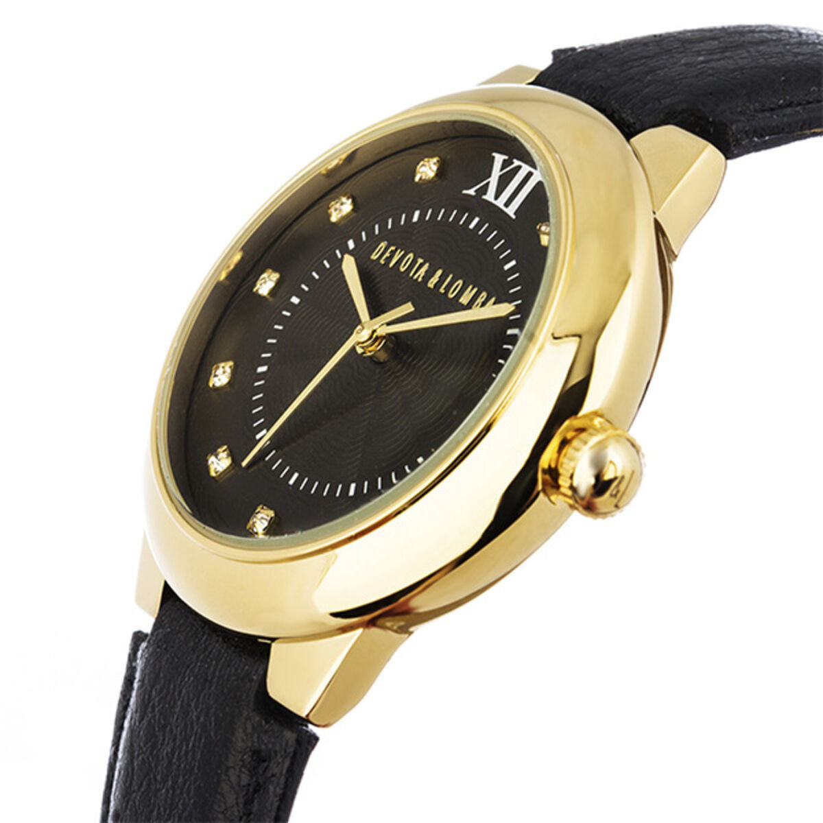 Ladies' Watch Devota & Lomba DL006W-02BLACK (Ø 34 mm)