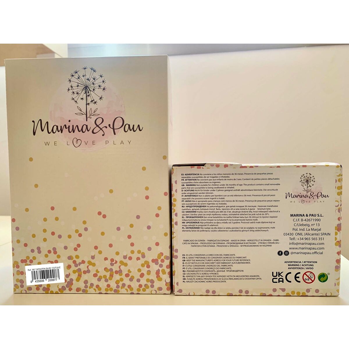 Baby doll Marina & Pau Nenotin 21 cm