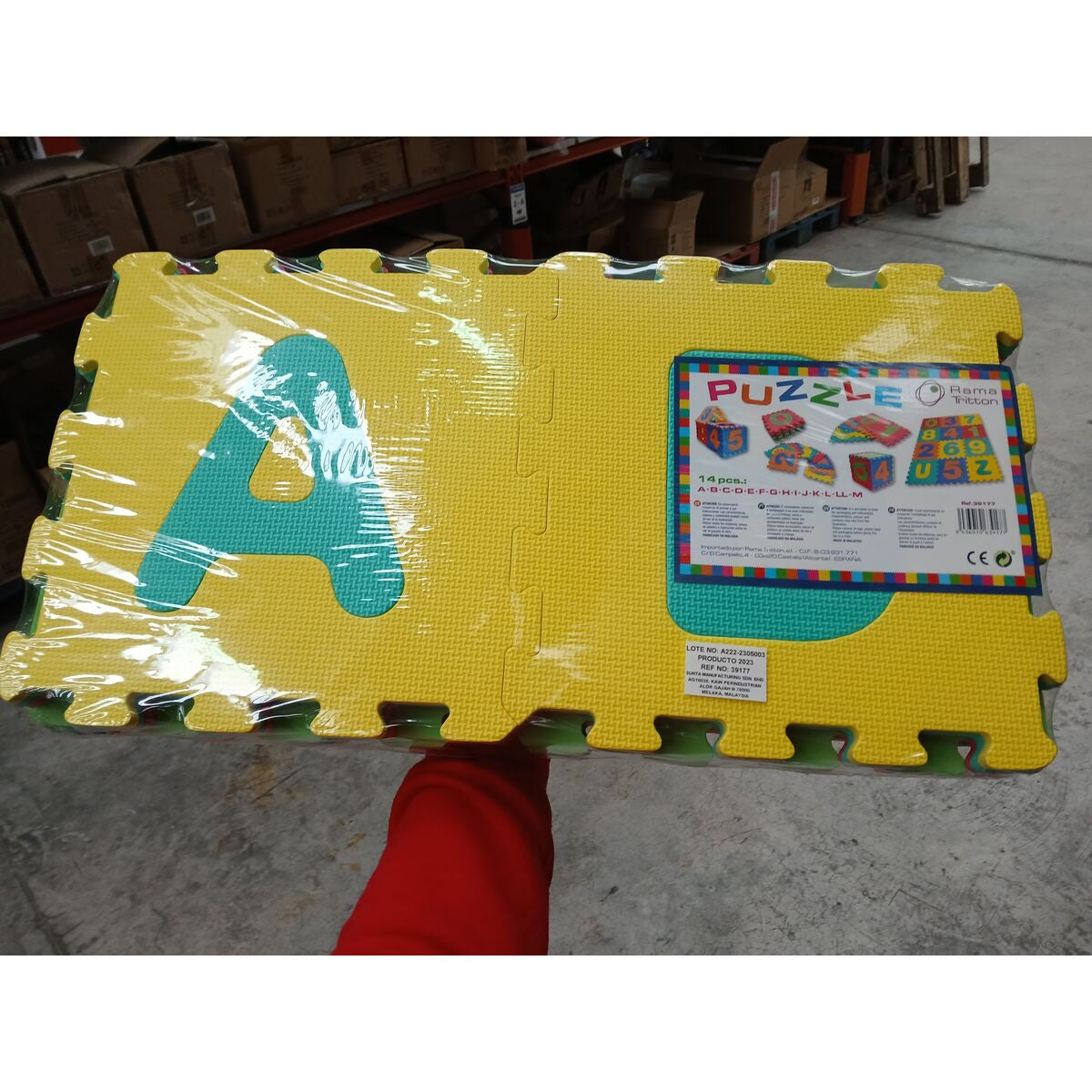 Child's Puzzle Eva Rubber 14 pcs