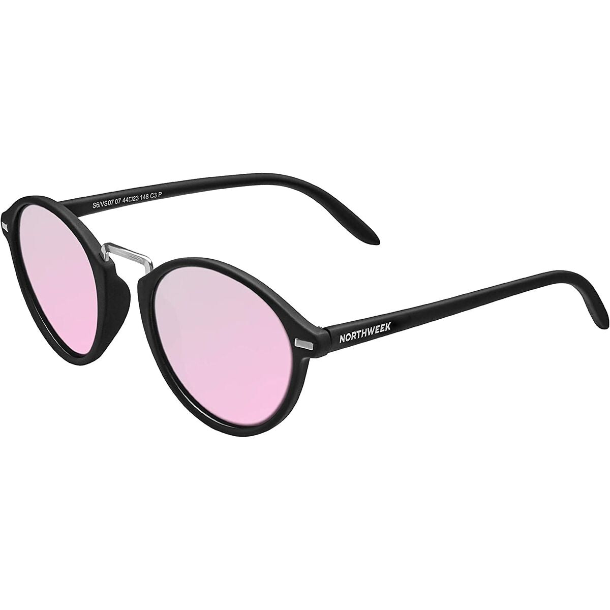 Unisex Sunglasses Northweek Vesca Pipe Black Pink (Ã˜ 47 mm)