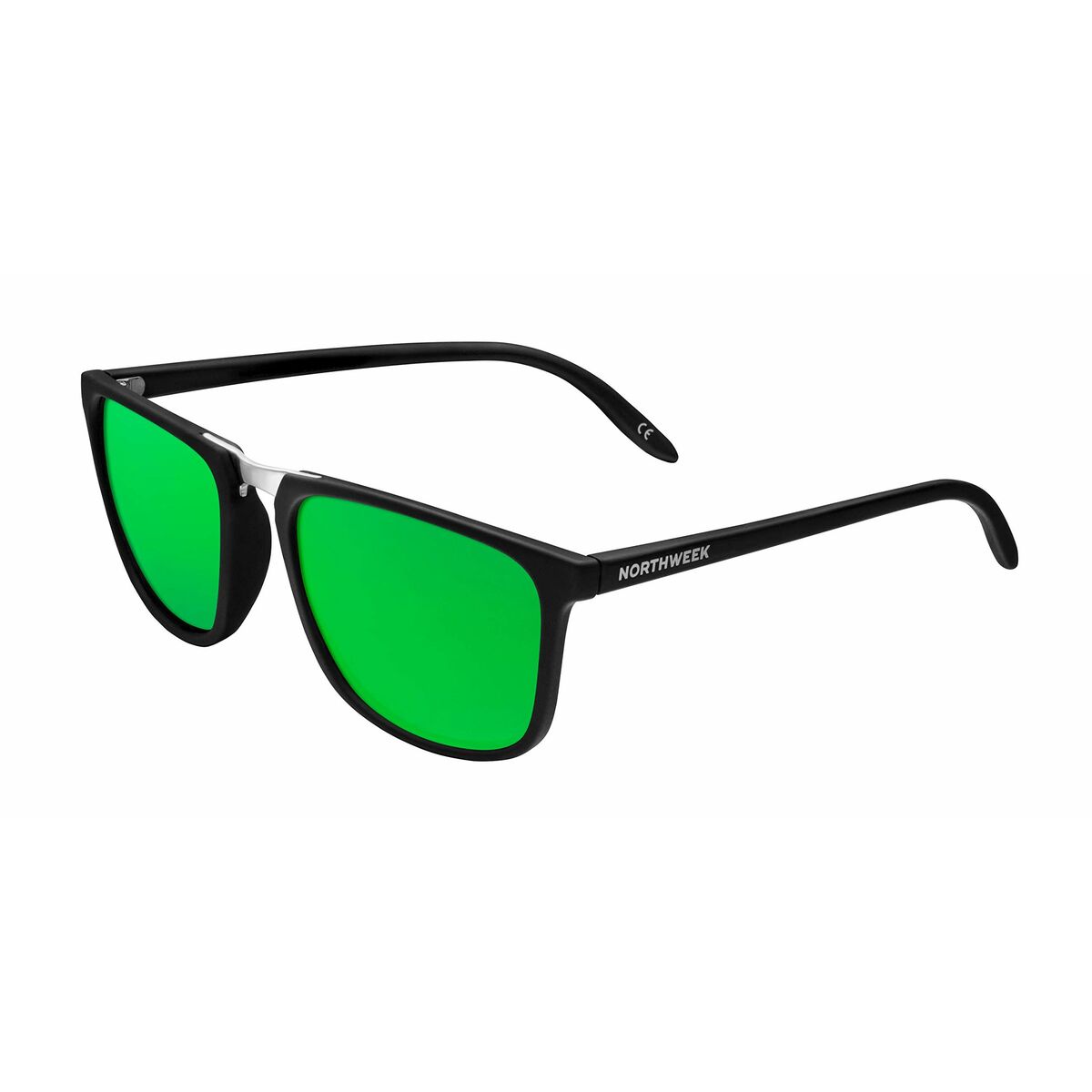 Unisex Sunglasses Northweek Shelter Matte Ã˜ 47 mm Green Black