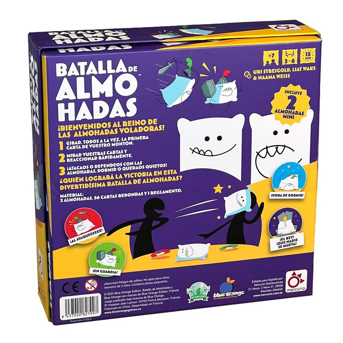 Board game Mercurio Guerra De Almohadas 20 x 20 x 5 cm