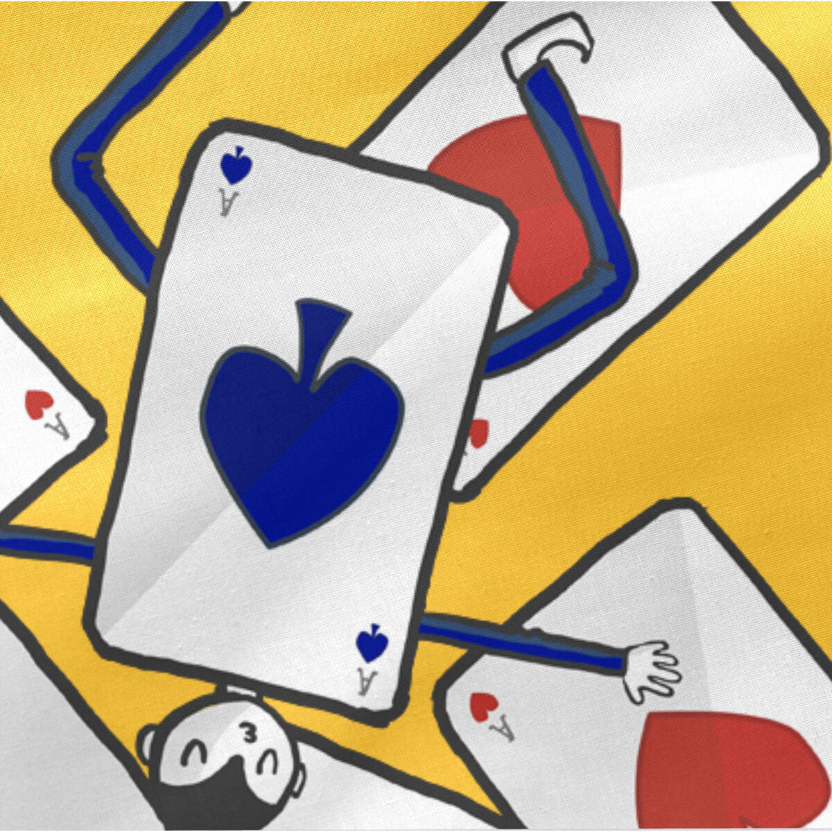 Cot protector HappyFriday Mr Fox Tea time Multicolour 60 x 40 cm