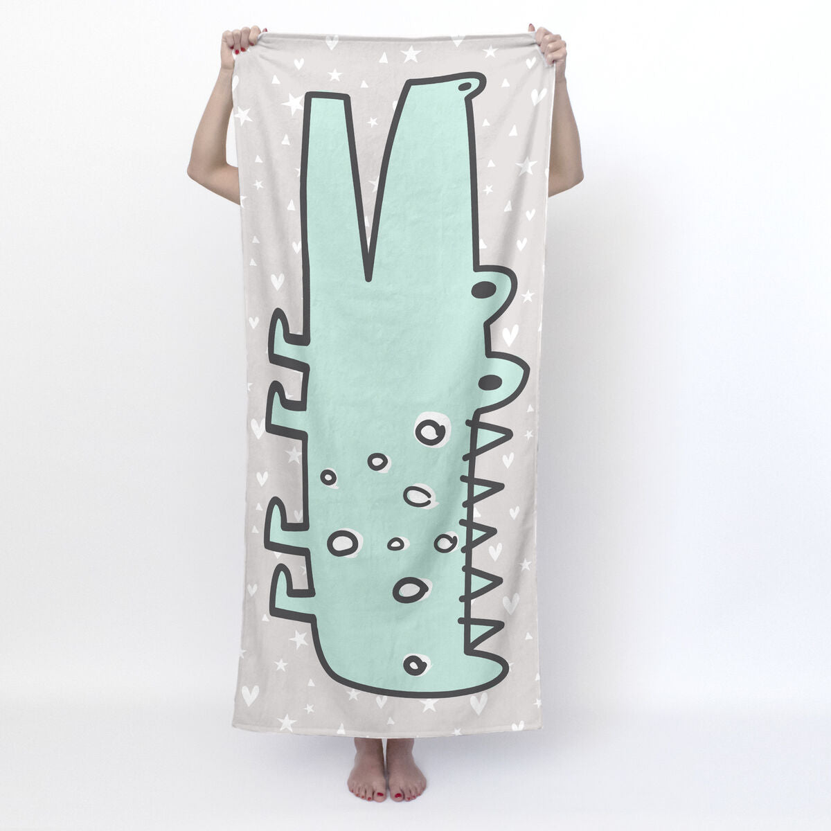 Bath towel HappyFriday Moshi Moshi Best Buddies Multicolour 70 x 150 cm