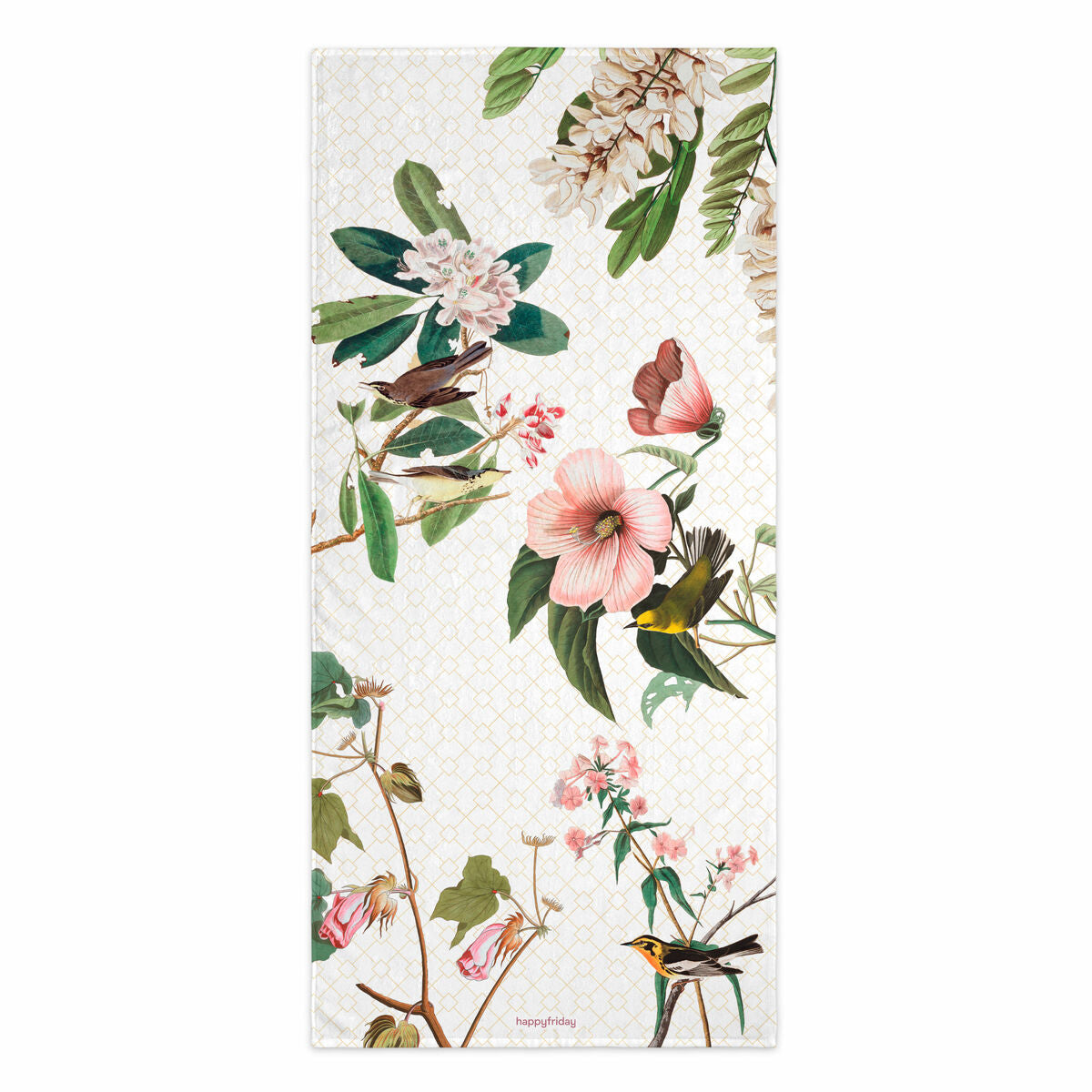 Bath towel HappyFriday Blooming Multicolour 70 x 150 cm