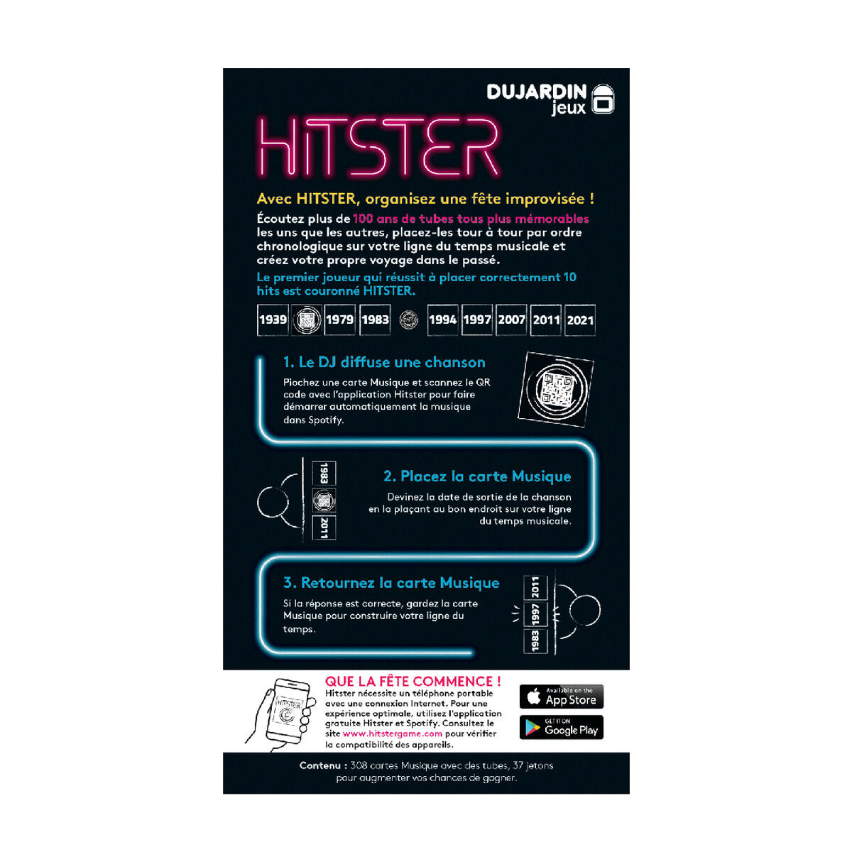 Board game Dujardin Hitster French (FR)