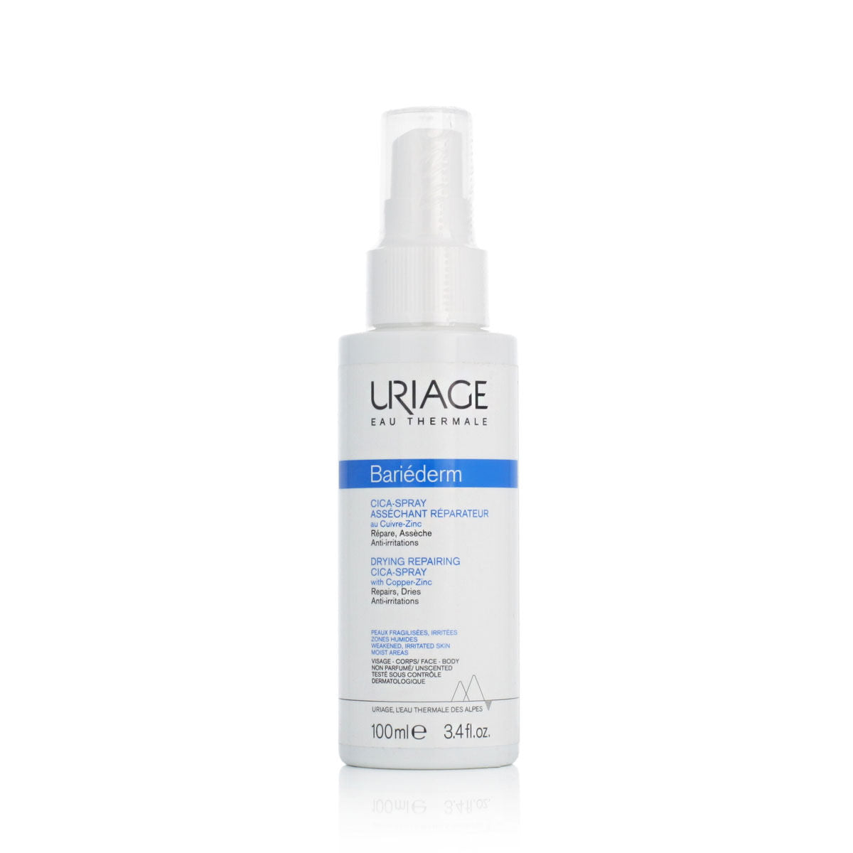 Uriage Bariéderm Drying Reparing CICA-SPRAY with Cu-Zn 100 ml