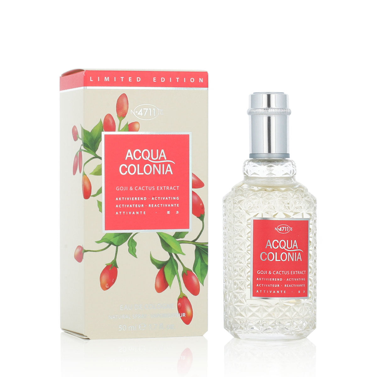 4711 Acqua Colonia Goji & Cactus Extract Eau de Cologne 50 ml (unisex)
