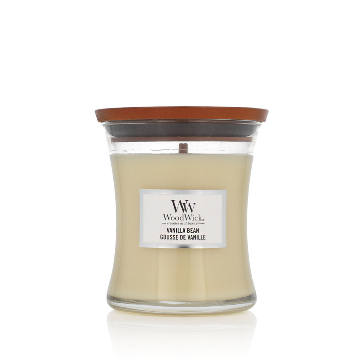 WoodWick Medium Hourglass Candles Scented Candle Vanilla Bean 275 g