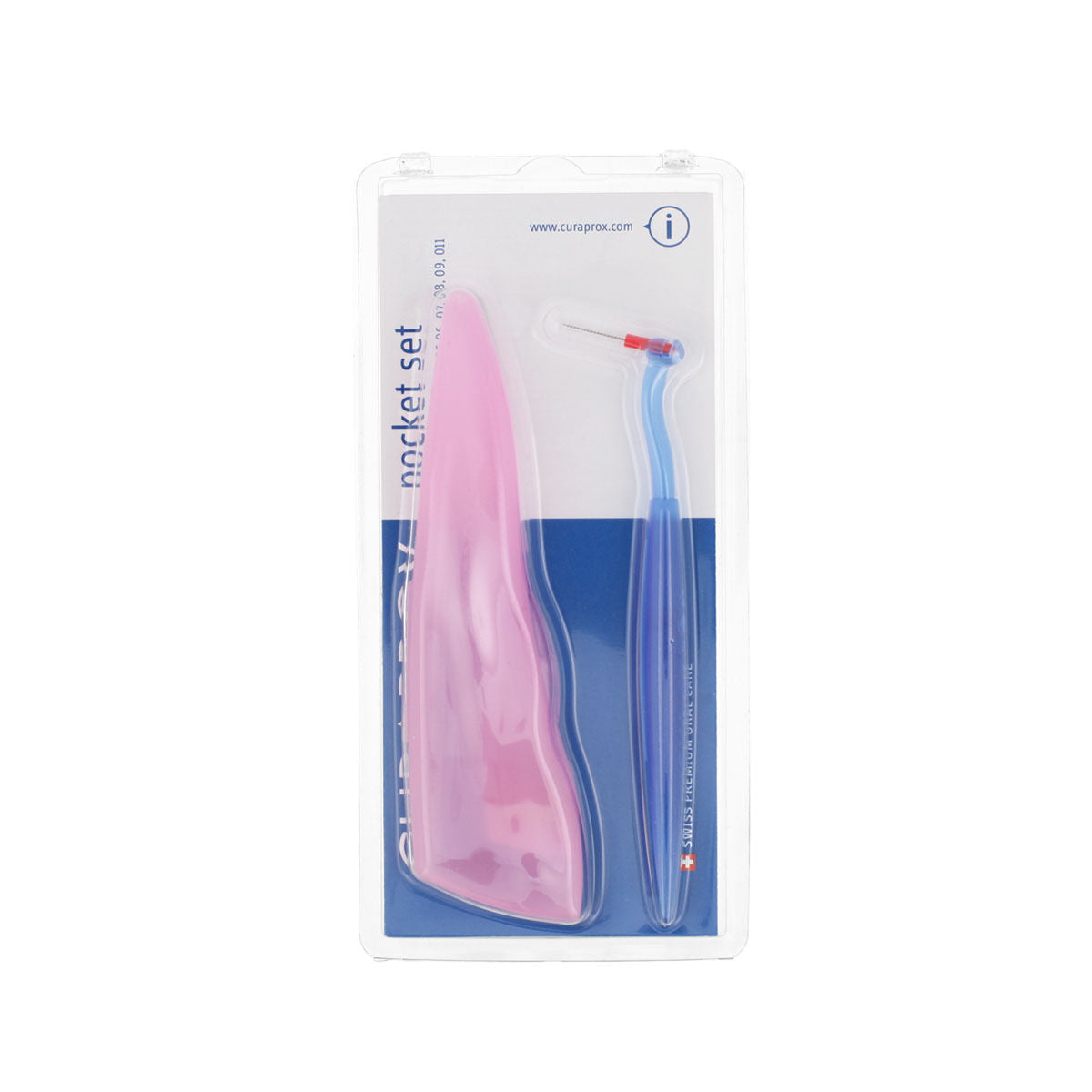 Curaprox Pocket Set CPS 457 - 06, 07, 08, 09, 011 + UHS 451 (Pink)