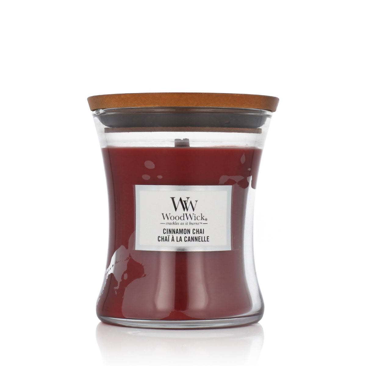 WoodWick Medium Hourglass Candles Scented Candle Cinnamon Chai 275 g