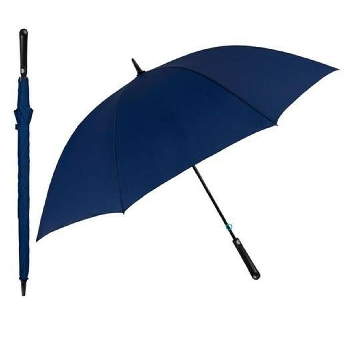 Automatic umbrella Perletti Golf Navy Blue Polyester Ø 132 cm