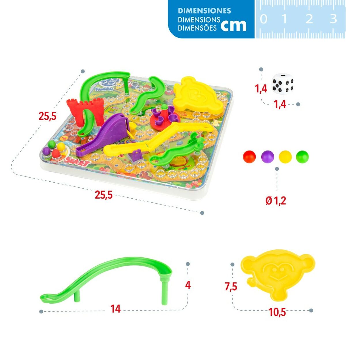 Board game Colorbaby Stairs 3D (6 Units)