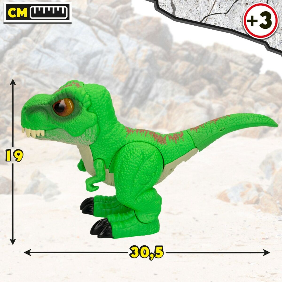 Dinosaur Funville T-Rex 4 Units 30,5 x 19 x 8 cm