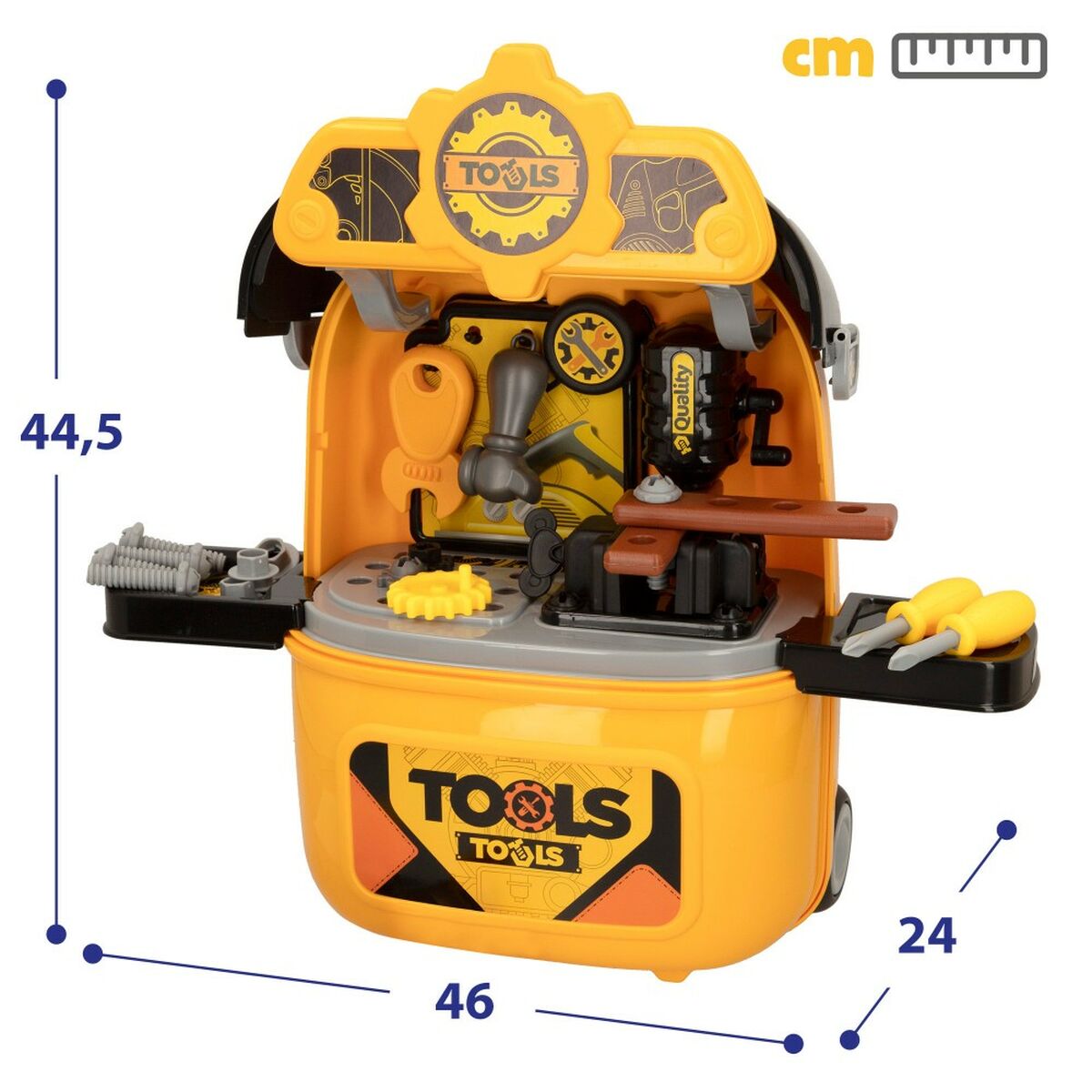 Tool Set Colorbaby My Tools With wheels 2 Units