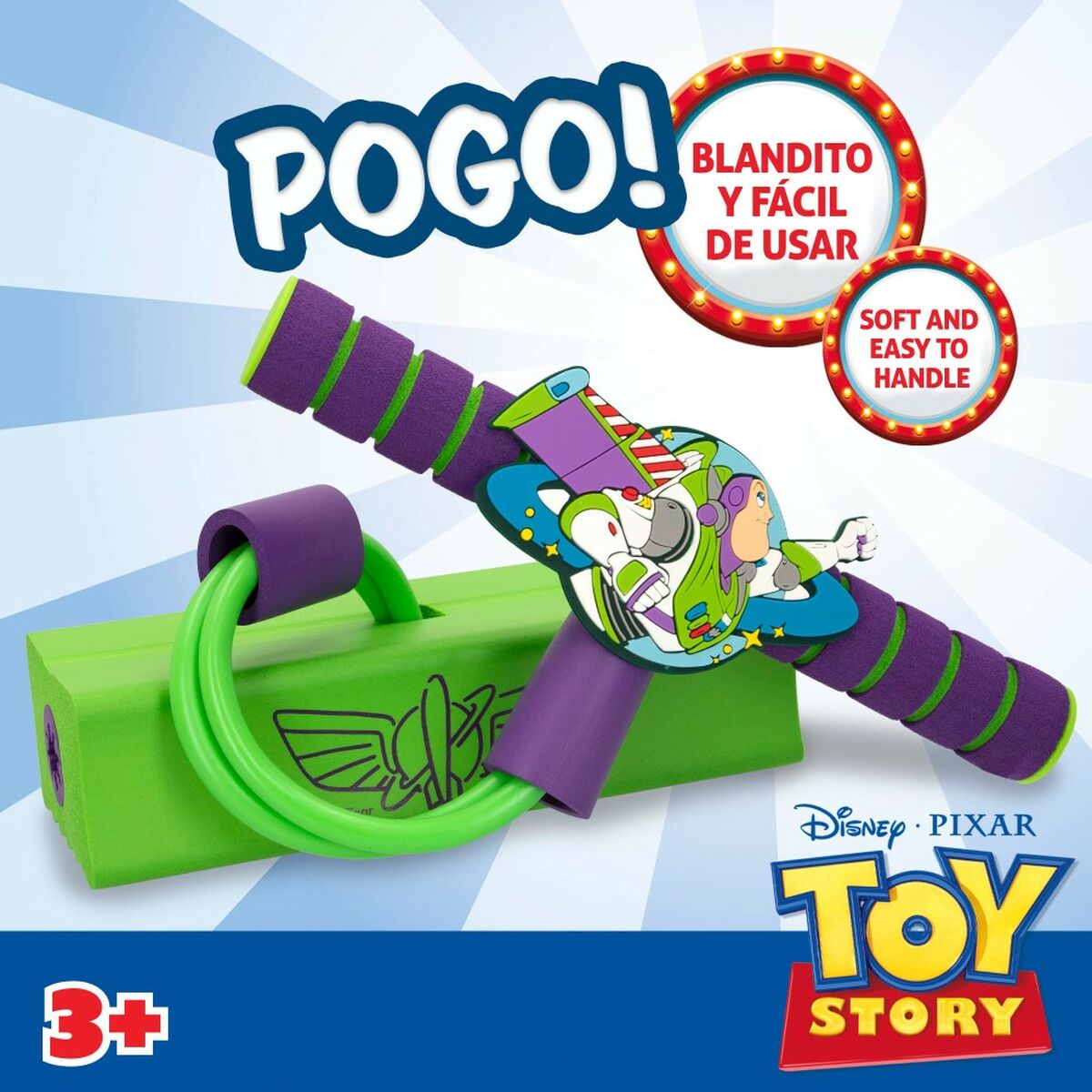 Pogobouncer Toy Story 3D Green Children's (4 Units)