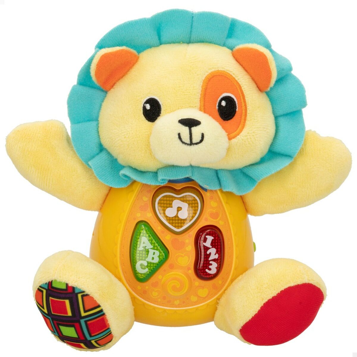 Fluffy toy Winfun animals ES 16 x 17,5 x 9,5 cm (6 Units)