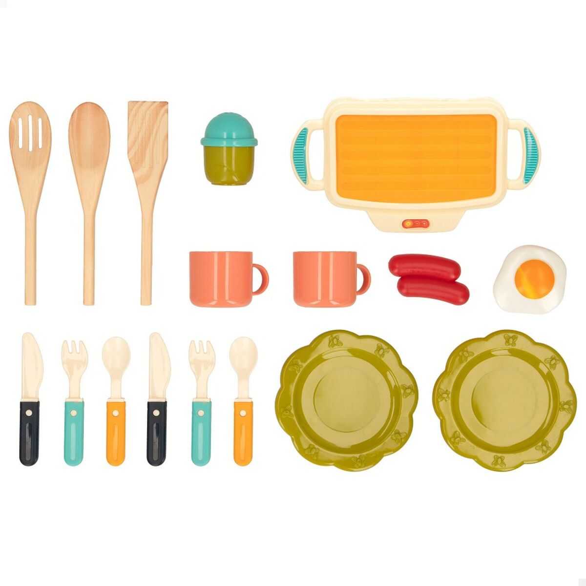 Toy kitchen Colorbaby My Home 17 Pieces 19,5 x 3 x 11 cm