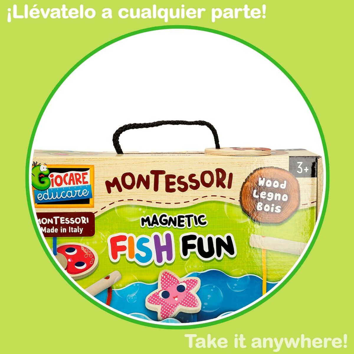 Board game Lisciani Montessori Fishing (6 Units)