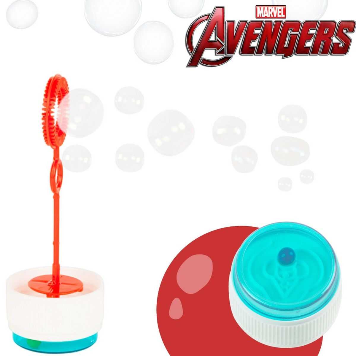 Bubbles set The Avengers 3,8 x 11,5 x 3,8 cm (6 Units)